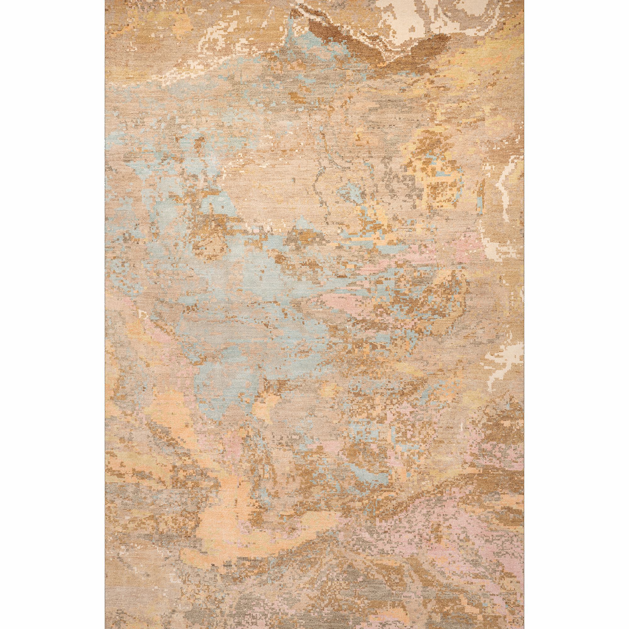 Китайский чистый Шелковый индийский ковер Mantellassi 1926 CLOUDS ARCH-00064892 - Вид №1