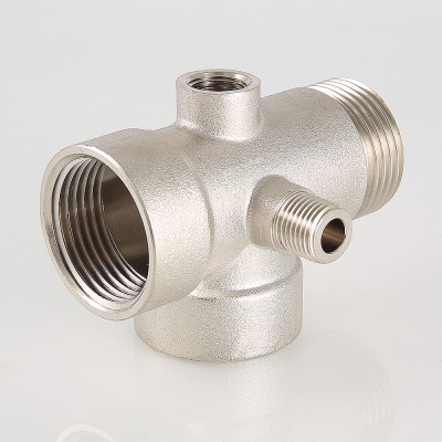 VTr.600.N.06110 Пятиходовой соединитель для насоса Valtec 1" х 110 мм  - Вид №10