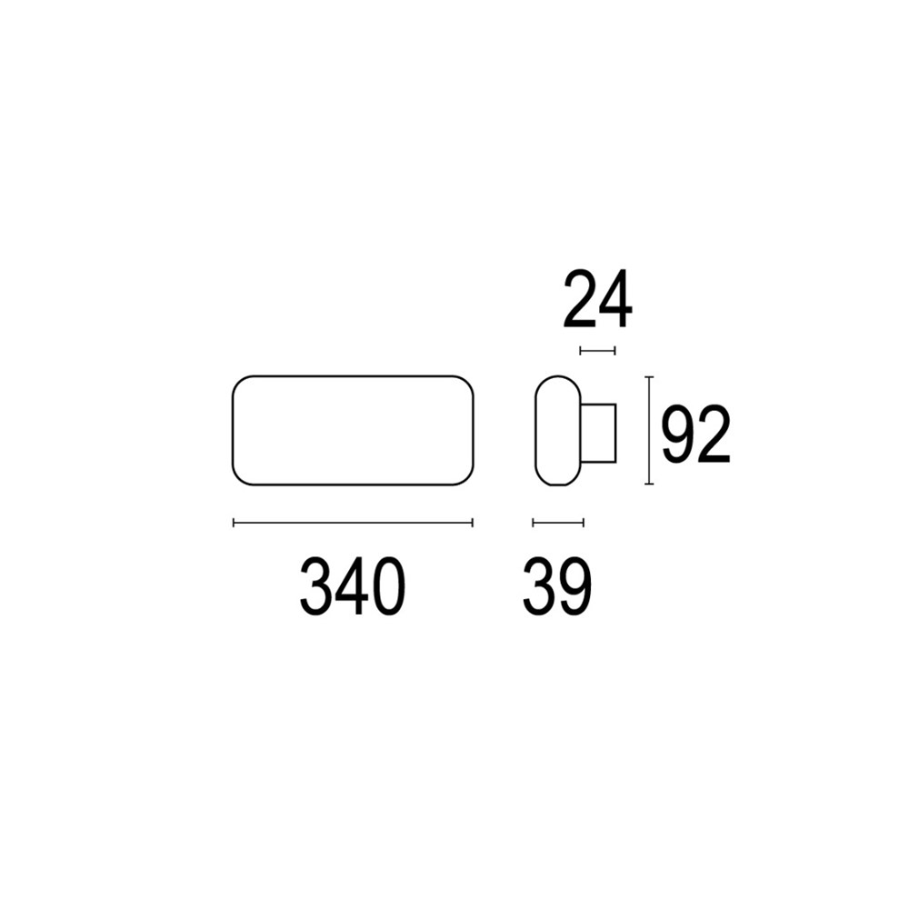 Narro W 340 2L Ghidini Narro W .01 Белый (Матовый)  - Вид №1