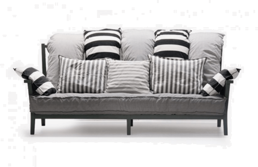 Gervasoni 3-х местный тканевый диван Gray sun-id-1396661 - Вид №1