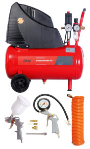 93802789 Компрессор поршневой безмасляный House Master Kit, 24 л, 180 л/мин STLM-0572336 FUBAG