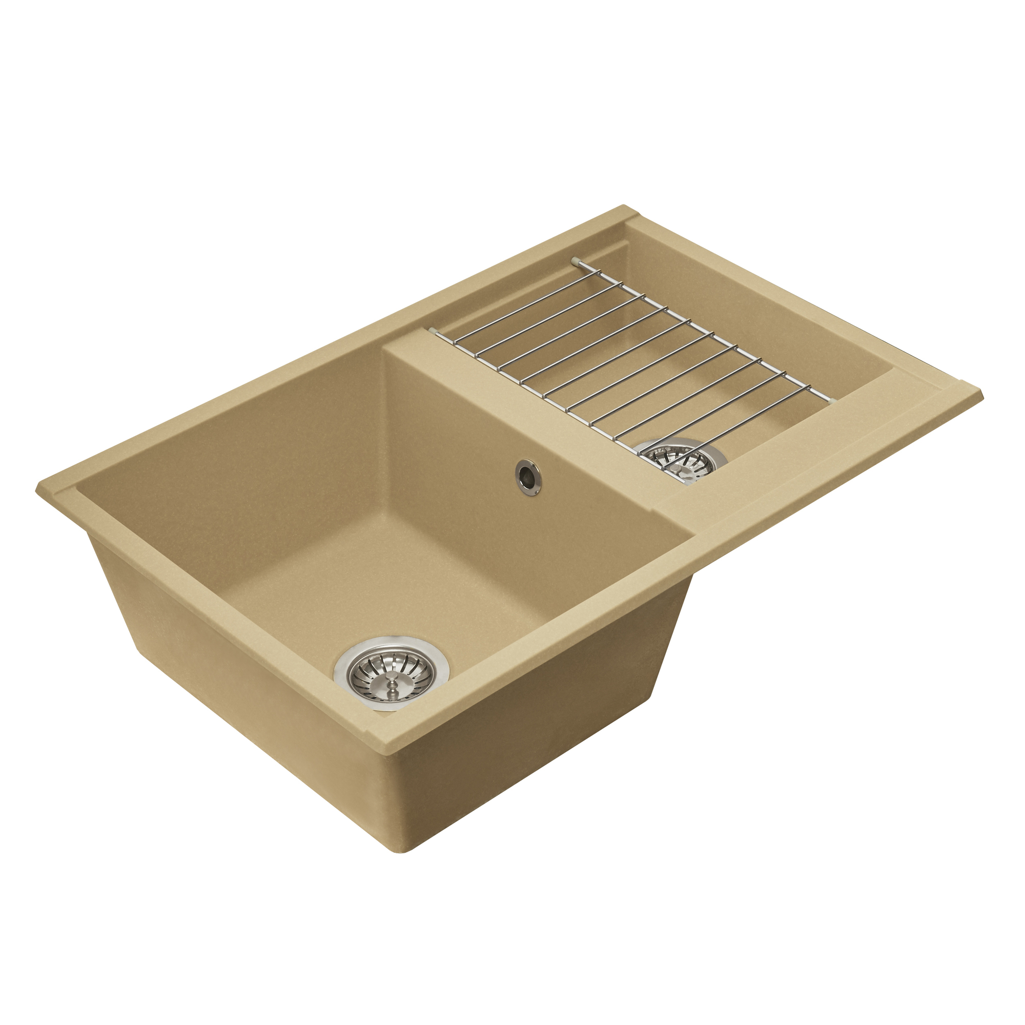 1A723132DE260 Мойка кухонная прямоугольная AQUATON ДЕЛИЯ - Вид №3