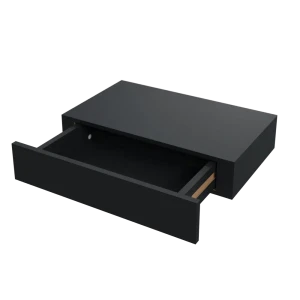 Полка мебельная Spaceo Paris 40x25x8 см МДФ цвет чёрный 82877511 STLM-2102598