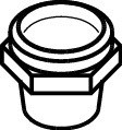 Danfoss SGP N — Смотровые стекла с индикатором влажности SGP 1/2 RX Cтекло cмотровое 014L0002 