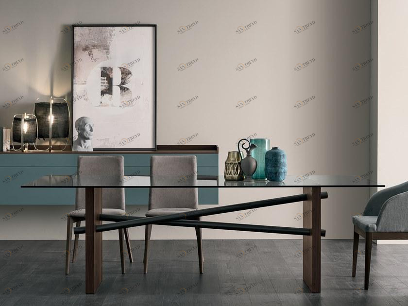 Gruppo Tomasella Стеклянный стол sun-id-1413994