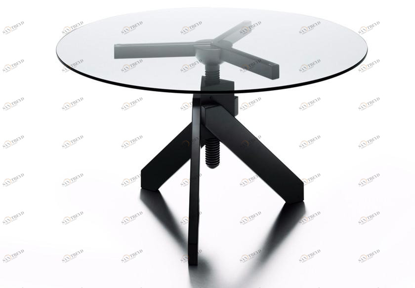 DE PADOVA Стол из дерева и стекла sun-id-1506957