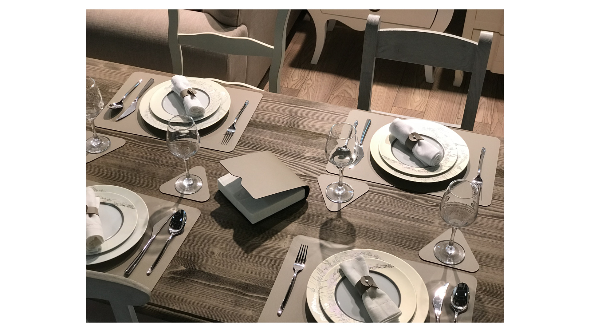 10638147 ADJ Салфетница 17см (капучино) Многослойная кожа SPECTRO  - Вид №3