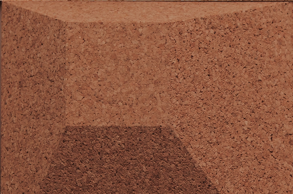 313 311 616 Пробковая 3D-плитка для стен Porto Terracotta GRANORTE 3DForms - Вид №1