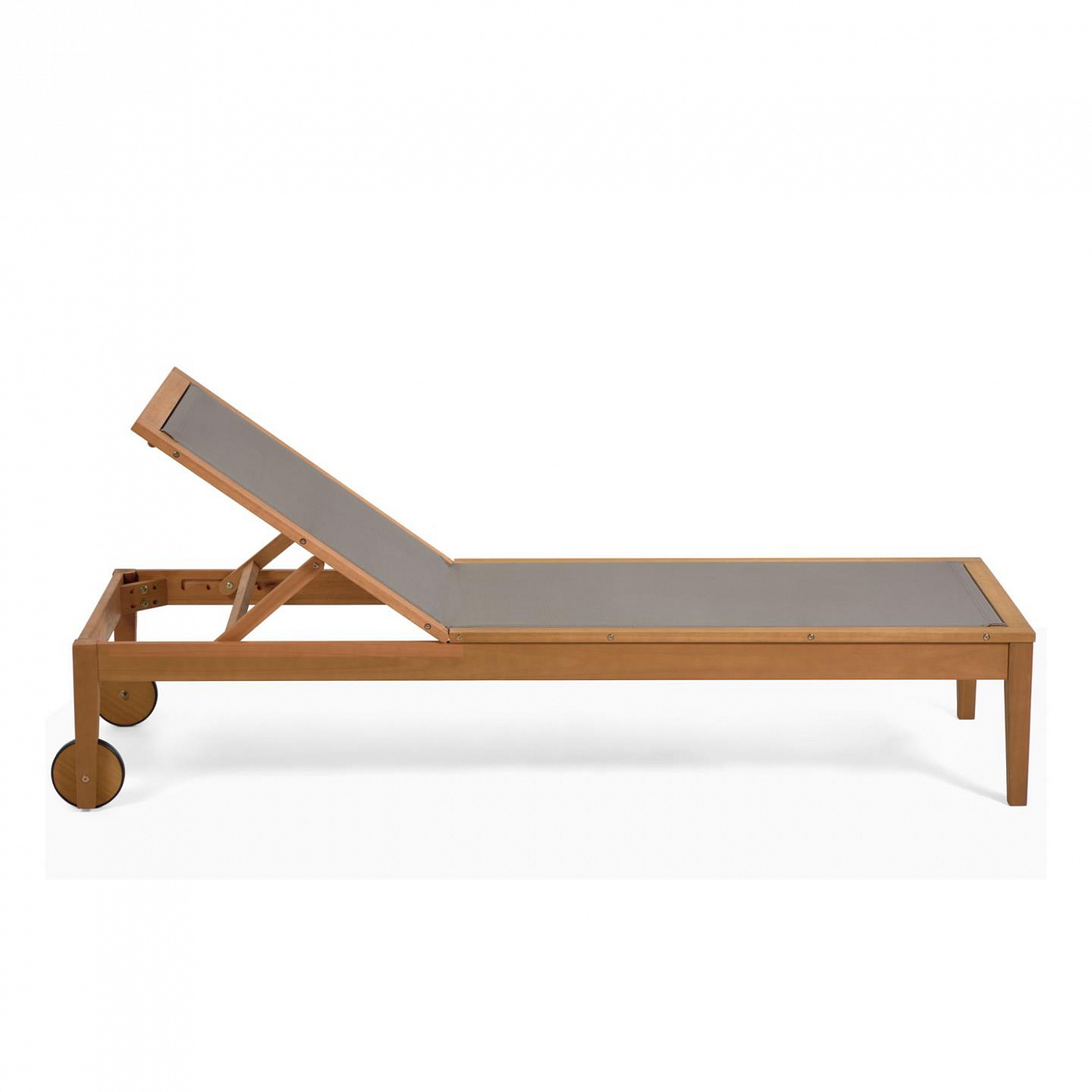 097641 Шезлонг из эвкалипта зеленый La Forma Caterin  - Вид №2