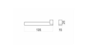 PE500801015 Держатель туалетной бумаги Webert Pegaso - Вид №1