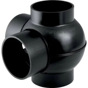 GEBERIT 364.320.16.1 Крестовина шаровая Geberit PE 88,5°, соединения 90° смещенные