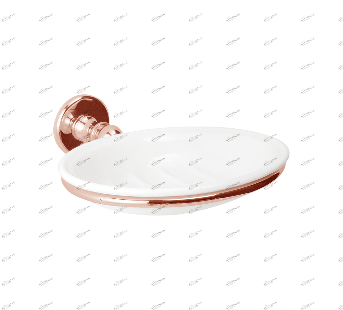 Gentry Home Керамический держатель стакана Queen Розовое золото GH103264