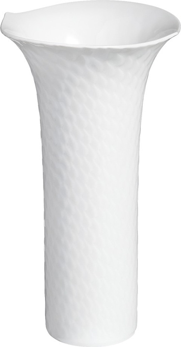 101340 Meissen Ваза Meissen "Игра волн, рельеф, белый" 19см, п/к Фарфор 