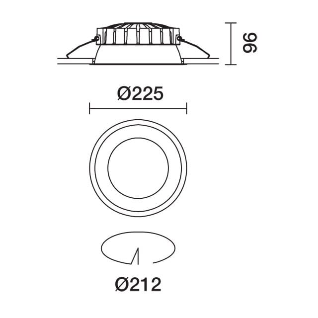 Заливка формы алюминия Сид Downlight iGuzzini ARCH-00022933 - Вид №4