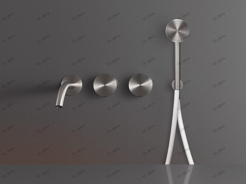 Ceadesign Смеситель для ванны настенный из нержавеющей стали с ручным душем Giotto plus Gio 94