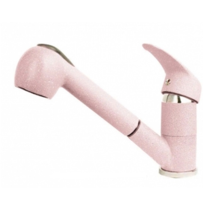 Кухонный смеситель 1774 светло-розовый GranFest 