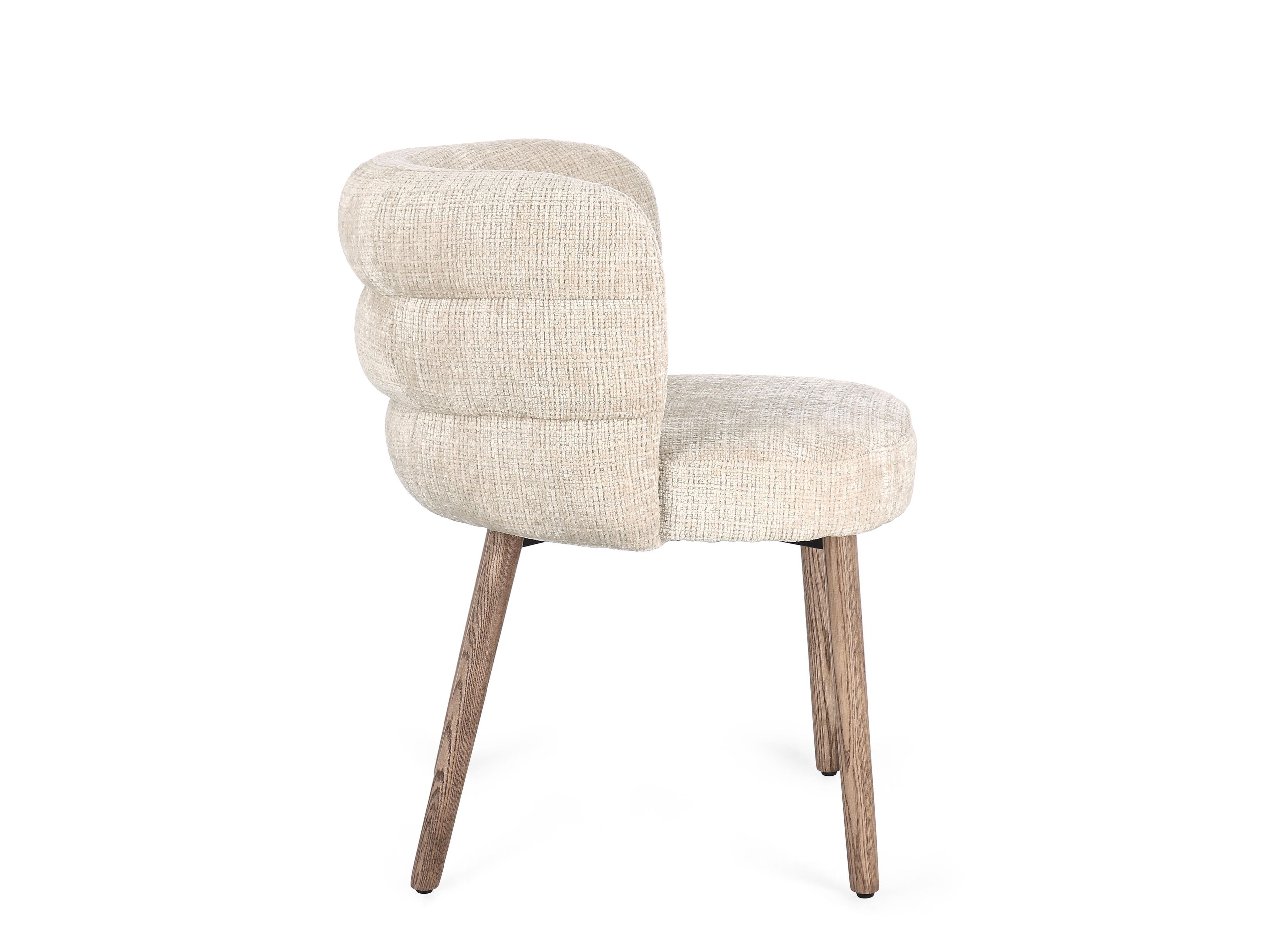 Мягкий тканевый стул с подлокотниками BIZZOTTO ILMA ARCH-00140851 - Вид №2