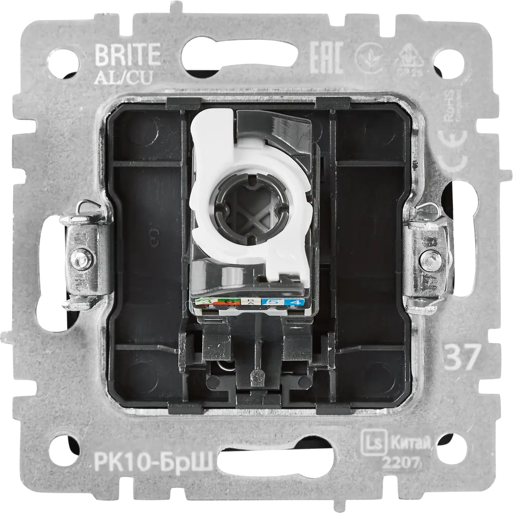 Компьютерная розетка IEK РК10-БрС для интернет-подключения 87761609 Brite STLM-1486789 - Вид №2