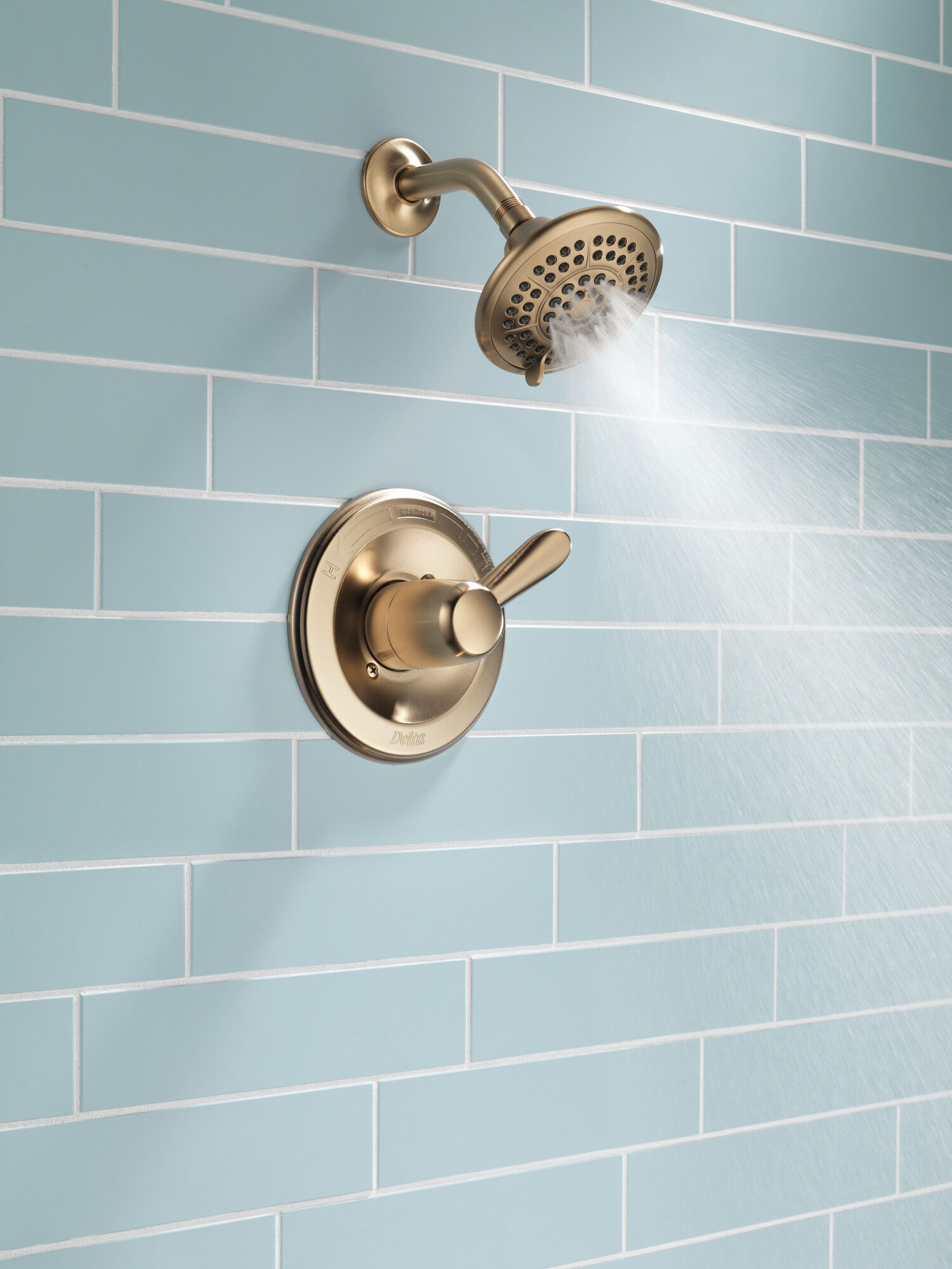 T14238-CZ Облицовка для душа Monitor® серии 14 Delta Faucet Lahara Шампанское бронза  - Вид №4