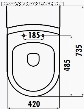 GR360-00CB00E-0000 GRANDE Унитаз с биде Creavit Grande - Вид №4