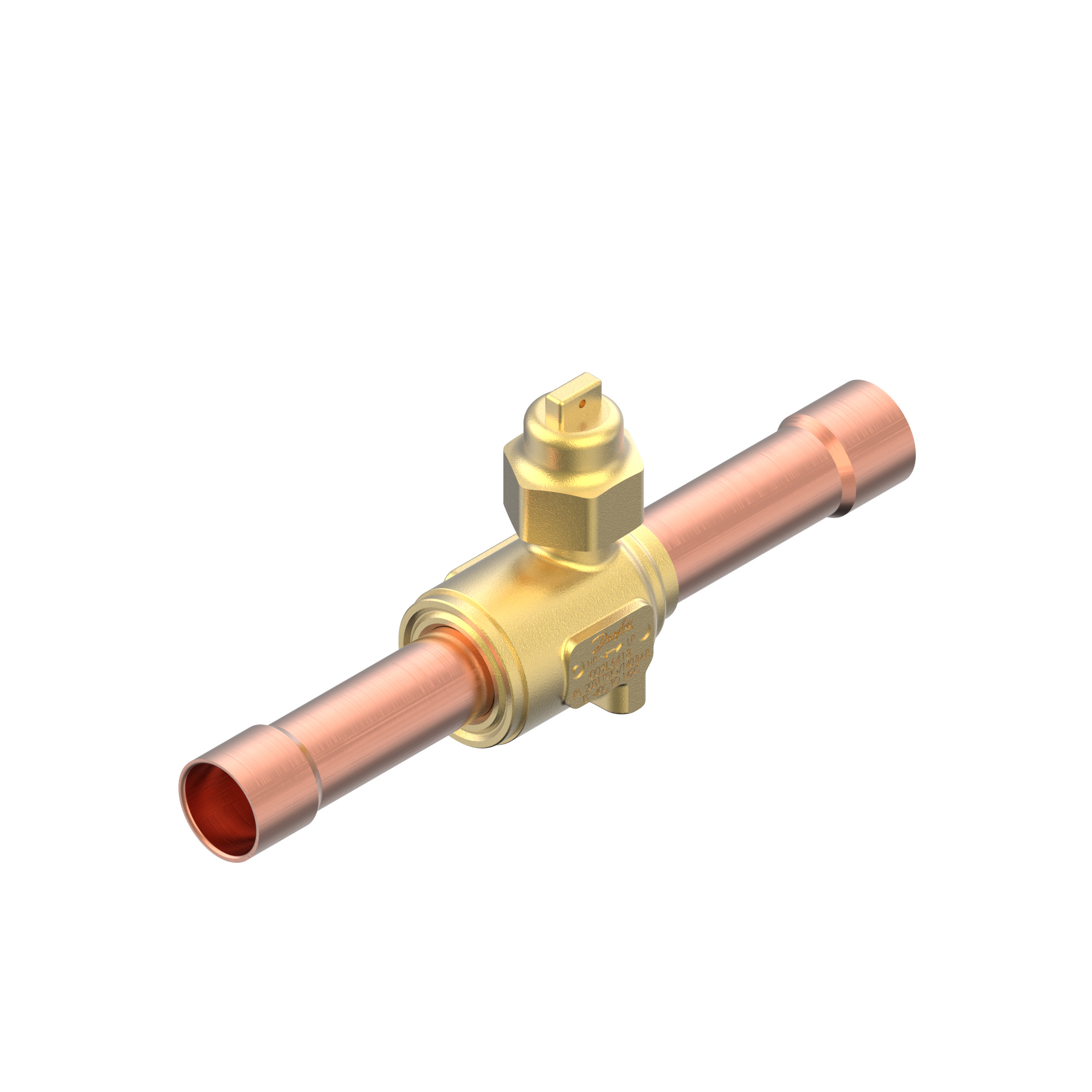 Danfoss GBCT — Запорные шаровые краны для CO2 140 бар GBCT 18s Кран шаровый 009L6419  - Вид №7