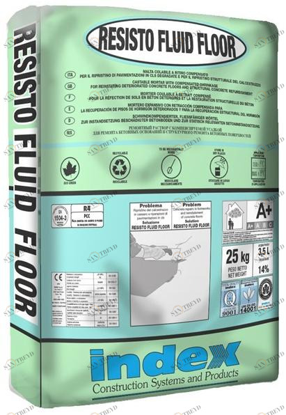 INDEX Густой строительный литой раствор для полов в cls Resisto sun-id-1394628