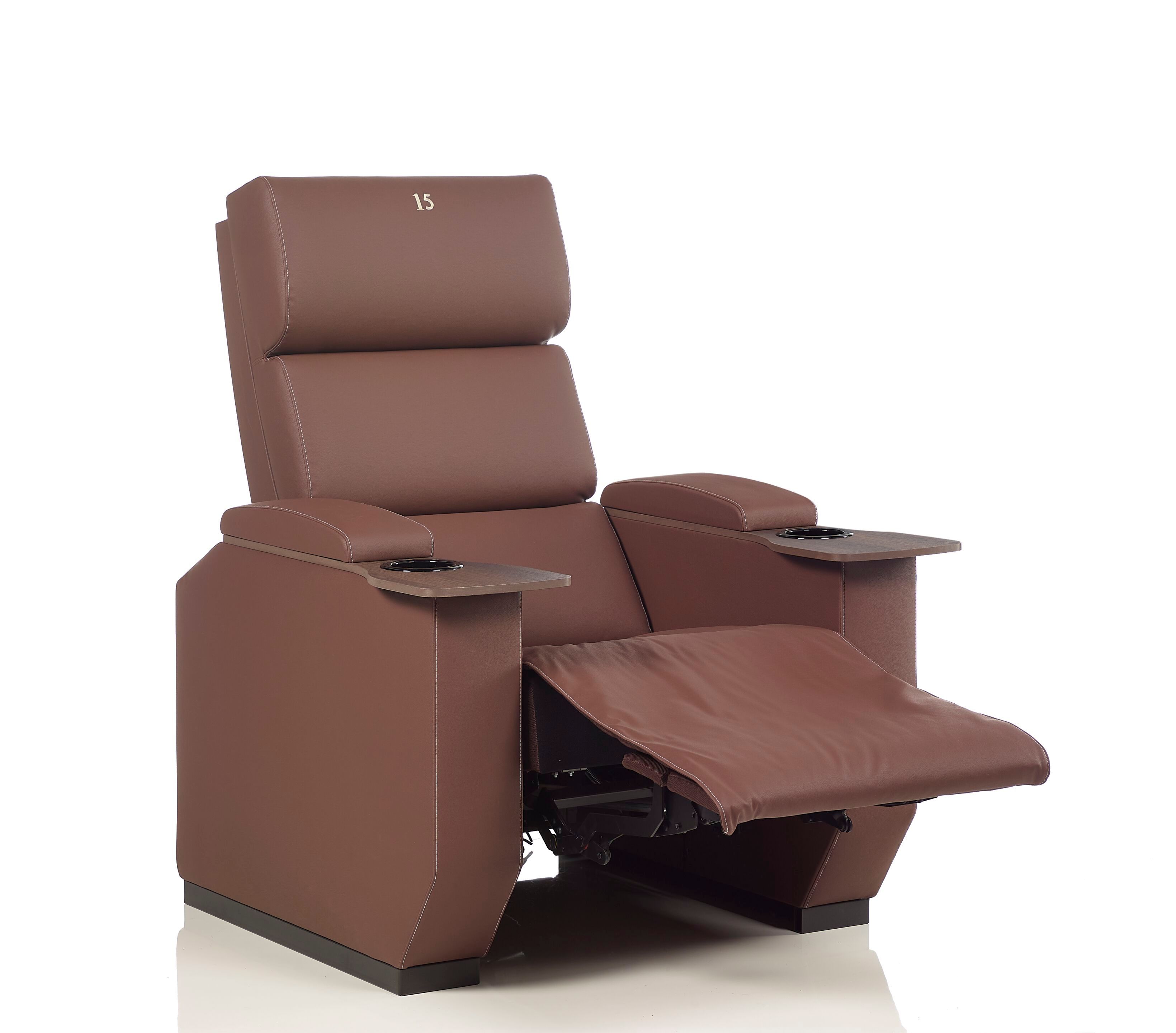 Кожаное кресло с откидывающейся спинкой CINEARREDO EXPERIENCE ARCH-00012950