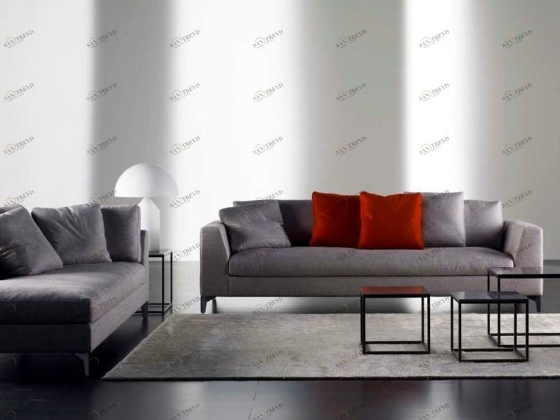 Meridiani Съемный тканевый диван Louis up sun-id-1461543