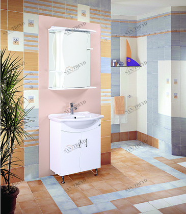 Тумба Onika ЛИЛИЯ 65.11 с умывальником MIA-65 ЛИЛИЯ ОНИКА 23197