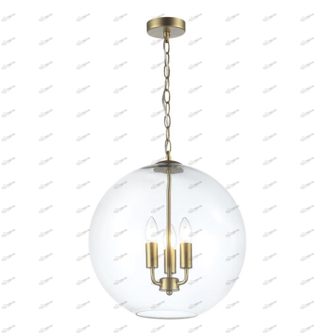 Подвесная люстра Favourite Bulla 2295-3P FAVOURITE ДИЗАЙНЕРСКИЕ, BULLA, ШАР 220423 Золотой 