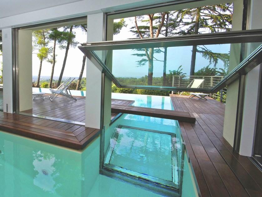 PALLADIO Подъемно-раздвижная дверь из стали Corten ™ sun-id-1486151 - Вид №12