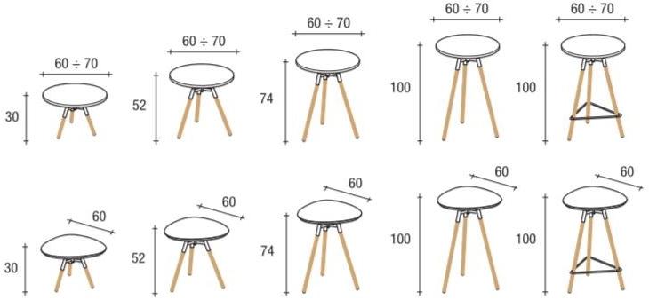 Sesta Круглый лакированный журнальный столик Blog sun-id-1495544 - Вид №4
