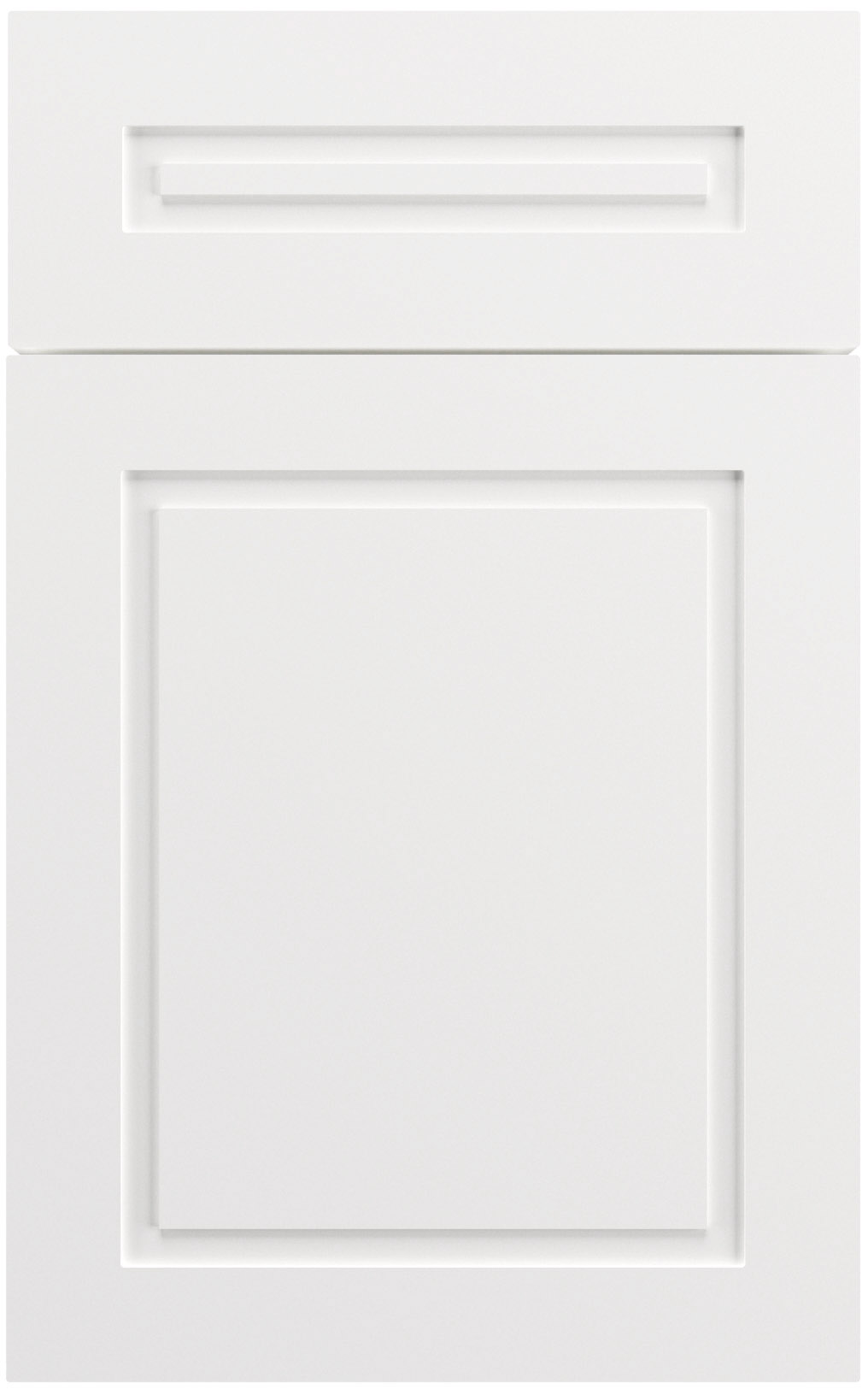 Фасады для кухни Модерн Фрезеровка «Ла Дефанс» Белый снег софт №501 SIDAK SIST3711-9856