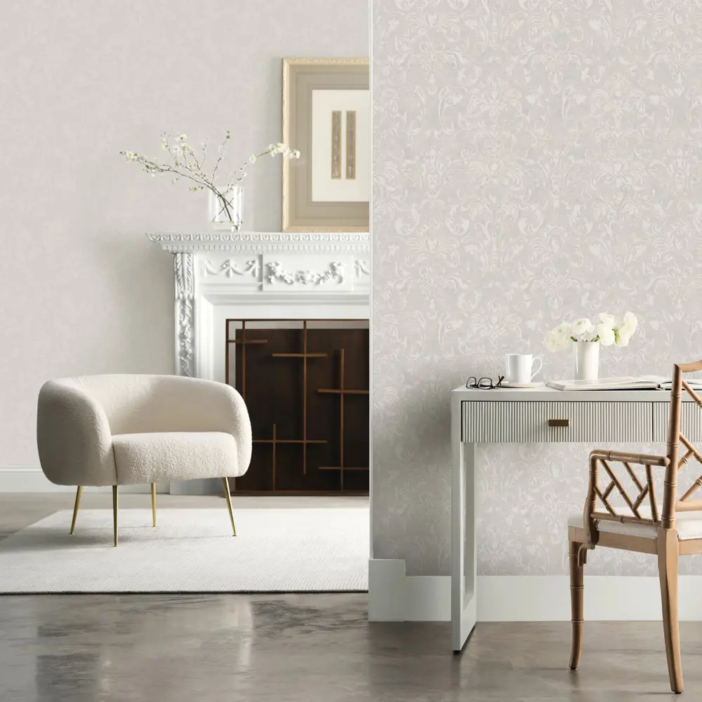 Обои флизелиновые Erismann Frederica бежевые 1.06 м 61012-04 STLM-2034106 - Вид №4