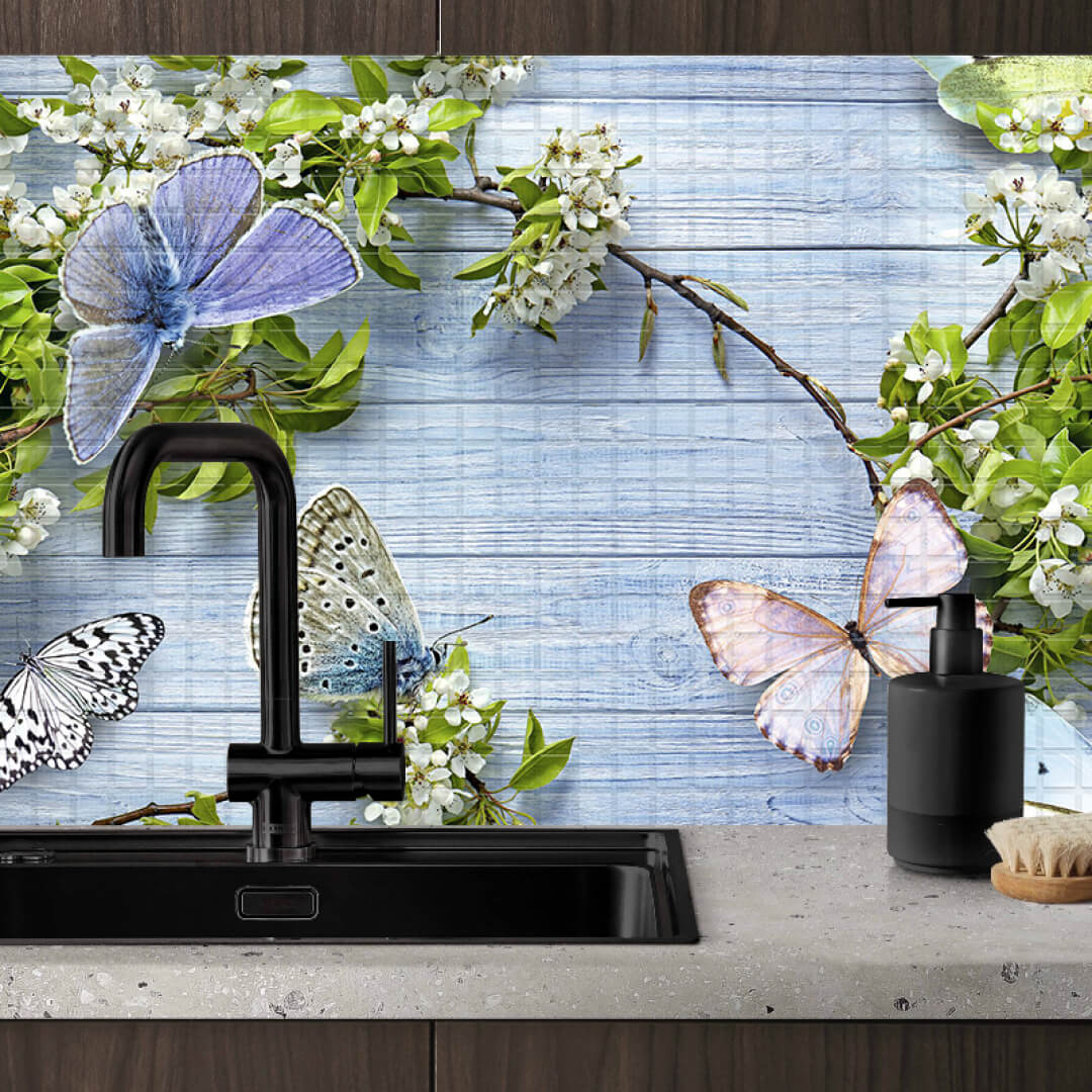 Панель ПВХ 0,3 мозаика «Баттерфляй» STELLA STSR-751 - Вид №1