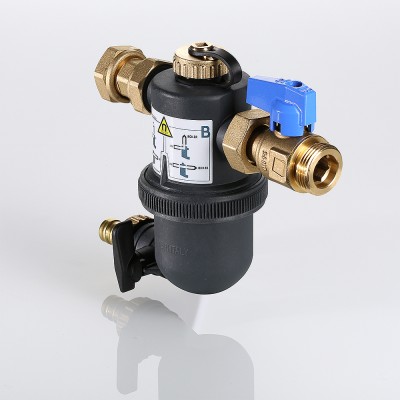 VT.383.B.05 Фильтр-дешламатор с пластиковым корпусом Valtec 3/4"  - Вид №13