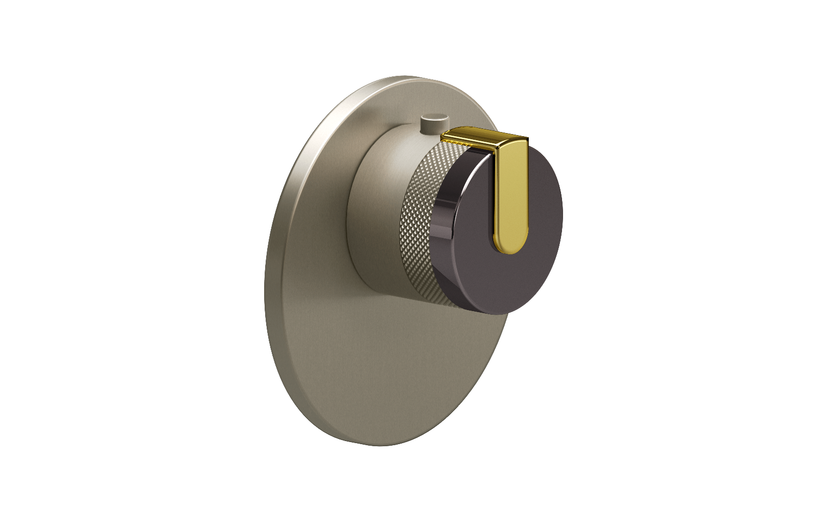 E-8027-R1OXE-L1PB-SN-T Термостатический переключатель 3/4-Внешняя часть GRAFF MOD+