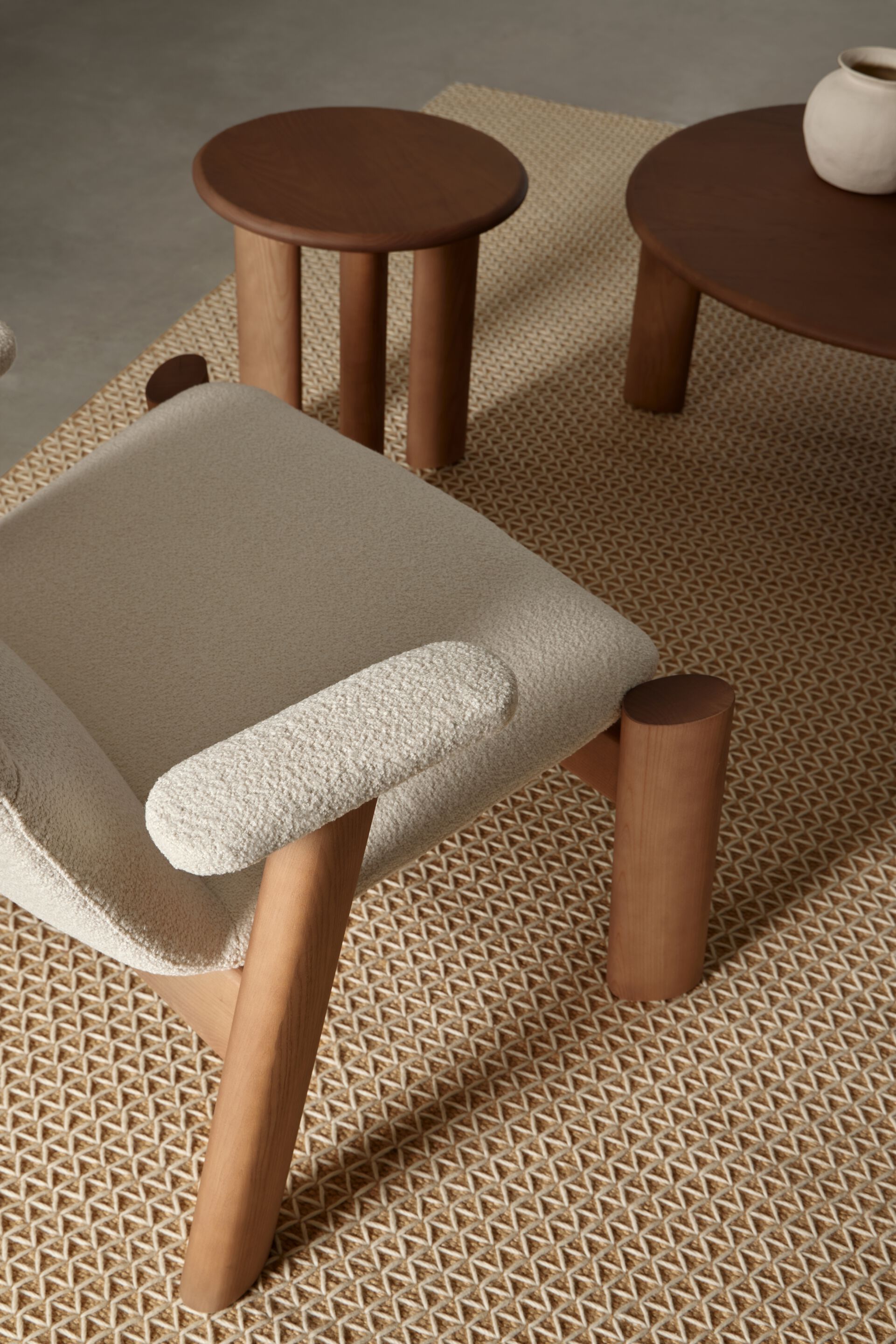 Круглый журнальный столик из ясеня Blasco&Vila Koko ARCH-00087310 - Вид №4