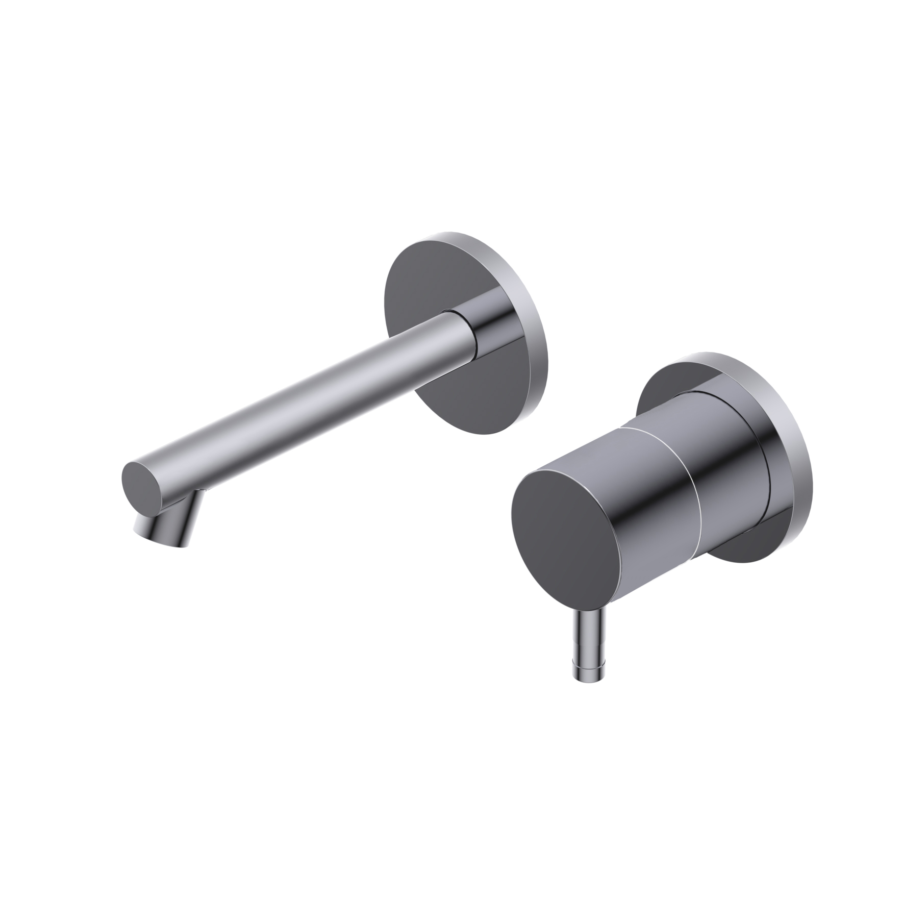 E0BA0113SPSX Встраиваемый однорычажный смеситель для раковины Ritmonio Diametro35