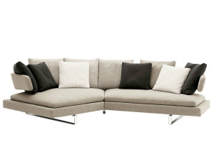Угловой диван из ткани