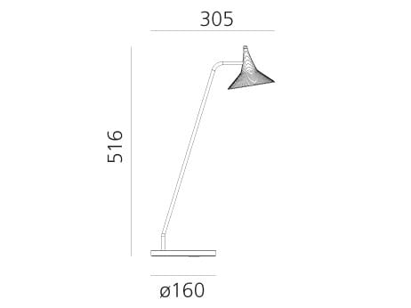 Латунная светодиодная настольная лампа Artemide Unterlinden ARCH-00085260 - Вид №7