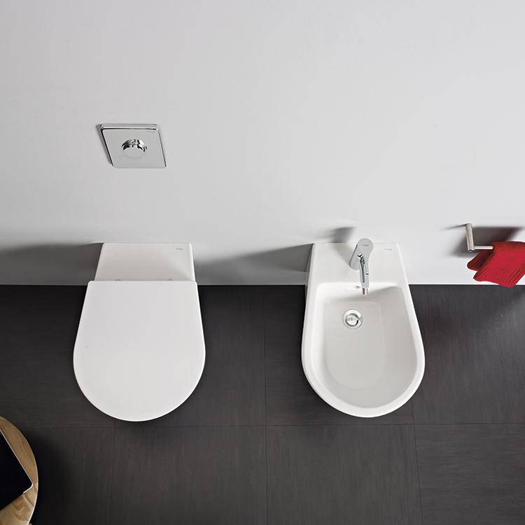 S10069418100000;S80006761800000 Подвесной унитаз настенный Белый Sanitana Glam Португалия - Вид №4