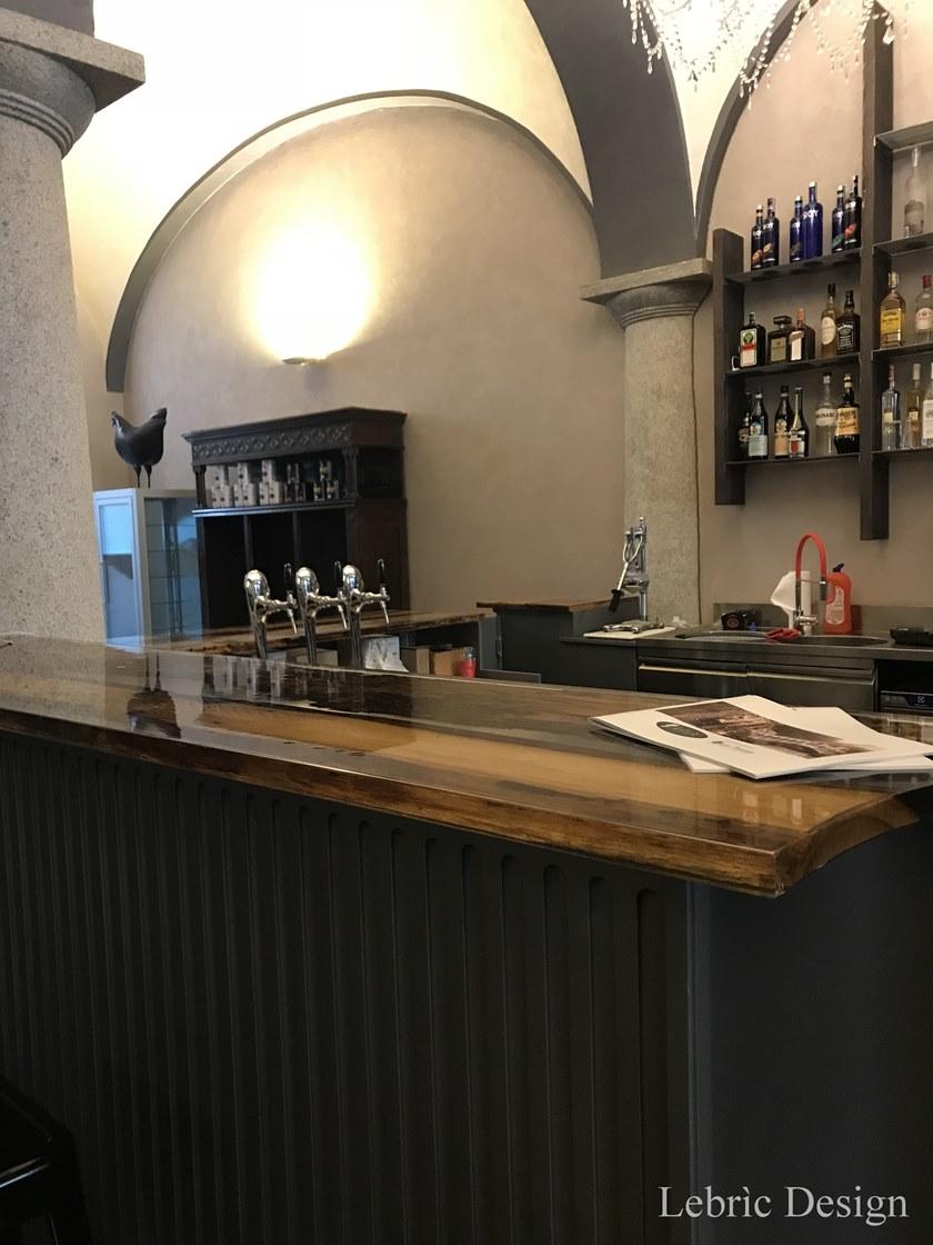 ANTICO TRENTINO Барная стойка из дерева Briccola Lebrìc design - legno e resina sun-id-1516292 - Вид №6