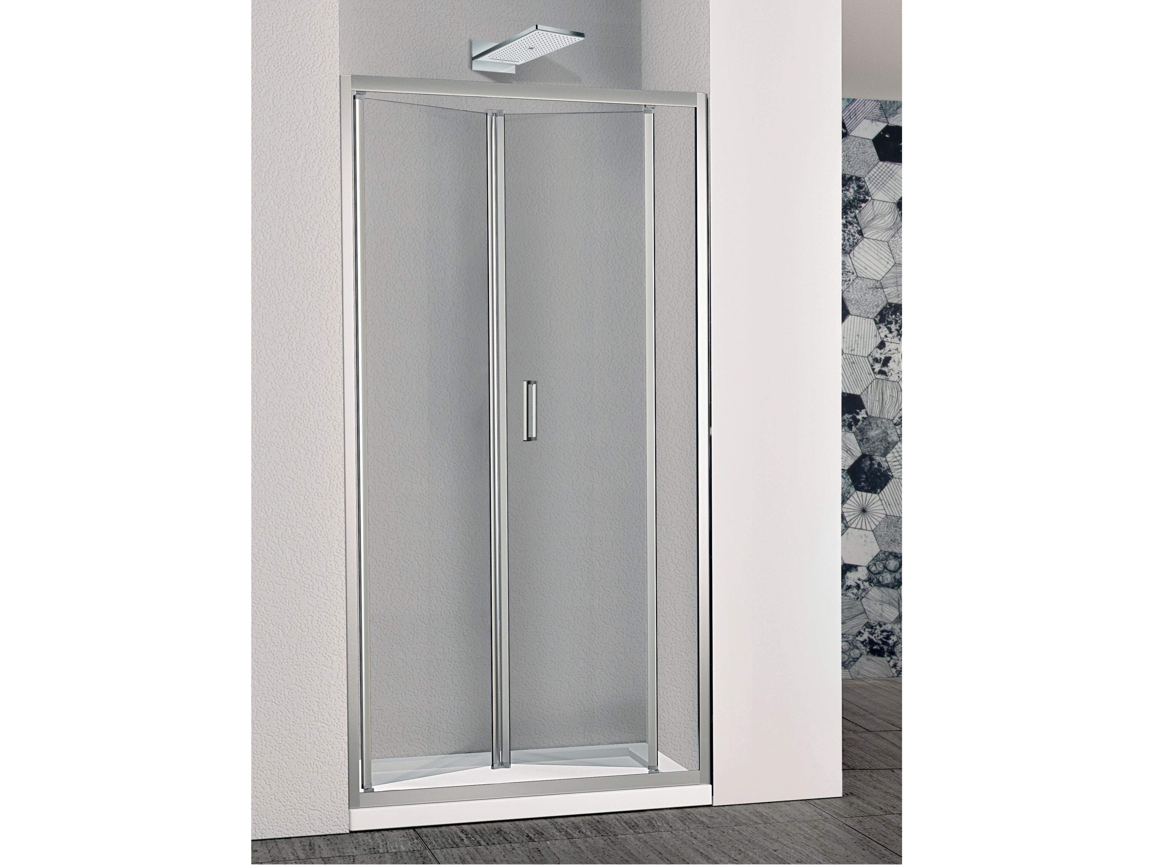 Хрустальная ниша душевая кабина с книжной дверью Metidea Рубин ARCH-00103659