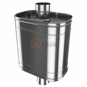 Бак-самовар LAVA 55 л. (0,8 мм, AISI 304) на трубе ЭЛИТ