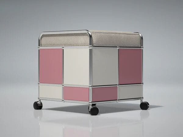 Стальной низкий стул USM TESSELLATE ARCH-00071665 - Вид №4