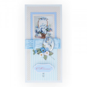 2.2 Открытка ручной работы Женская С Юбилеем Dream Design