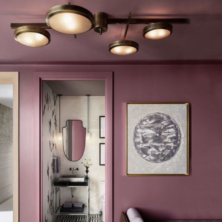 Латунный потолочный светильник GASPARE ASARO TETRIX ARCH-00150871 - Вид №6