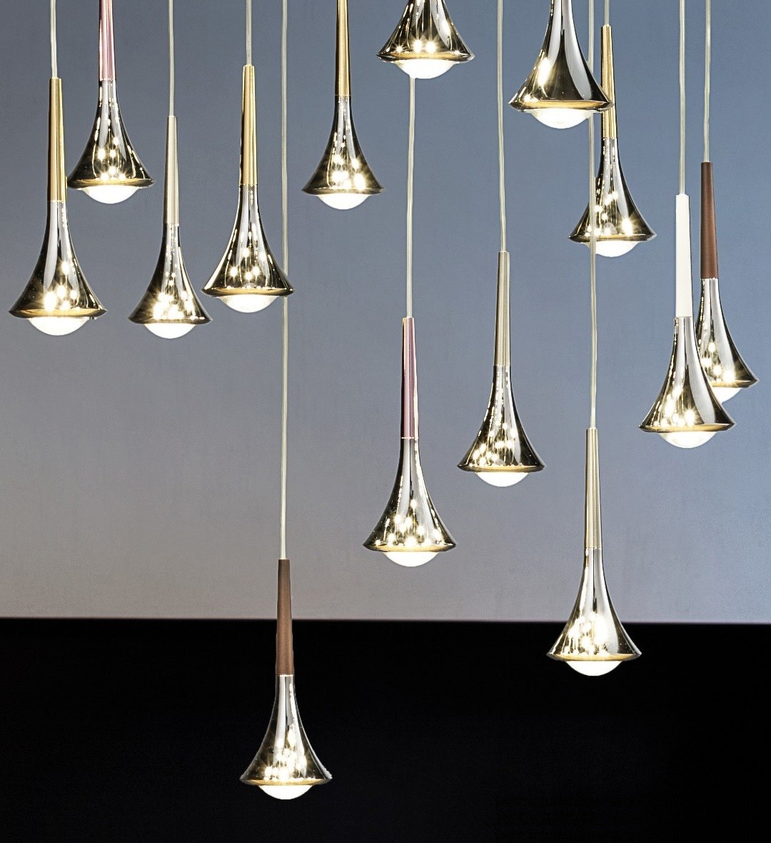 Studio Design Rain SO 156003 copp.bronze светильник подвесной линзованный Studio Italia Design 110488 - Вид №3