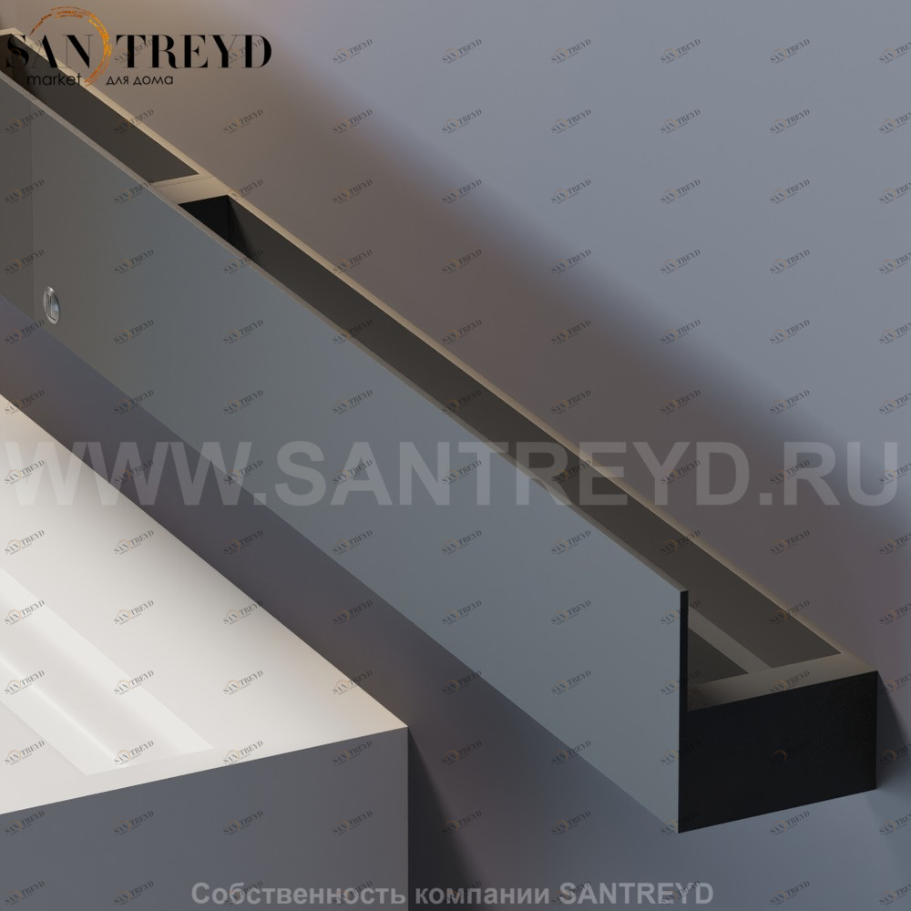 EVOLUZIONE Саморегулируемый полотенцесушитель SEN черный ASEN0976N Agape